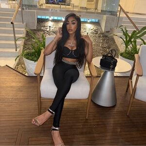 Elegant Black Women's Set